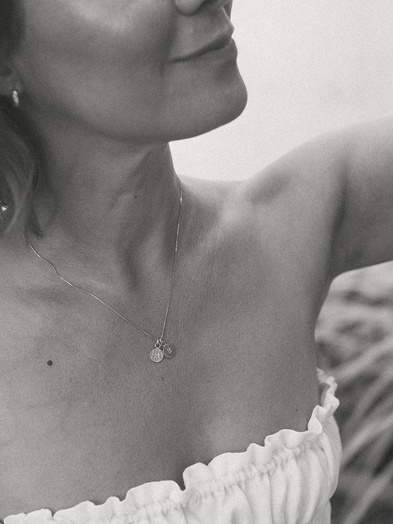 VELA Duo Necklace in Silver